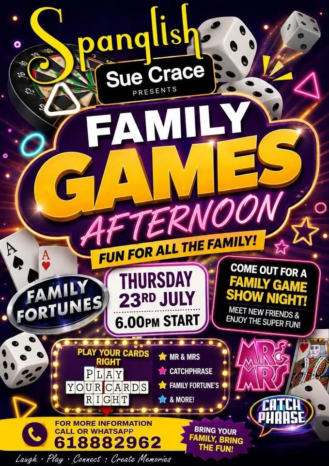 Family Games Night with Sue Crace