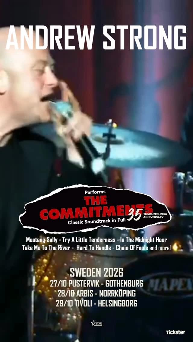 Andrew Strong – The Commitments 35th Anniversary