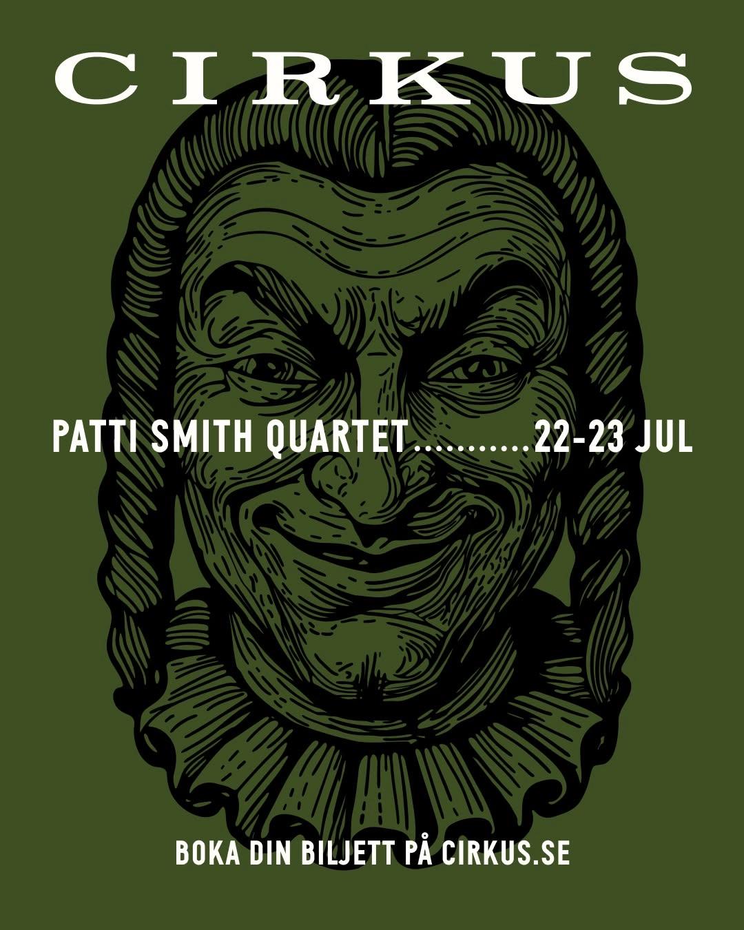 Patti Smith Quartet at Cirkus