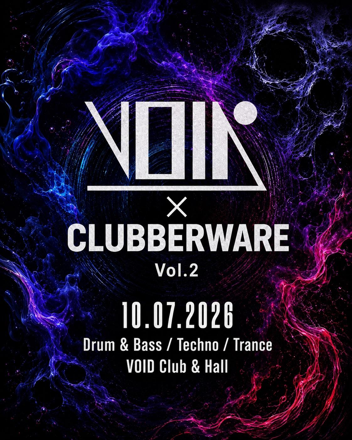 VOID x Clubberware Vol.2 with Sebastian Strootmann, Ebi Cake, Tommy Gøre, Fredsn, Enjean, Upzet