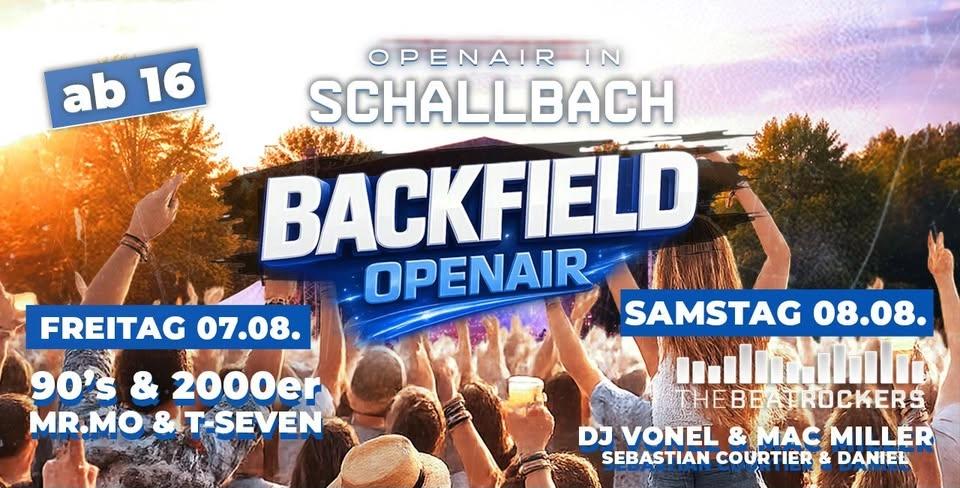 BACKFIELD OPENAIR Schallbach Mit The Beatrockers