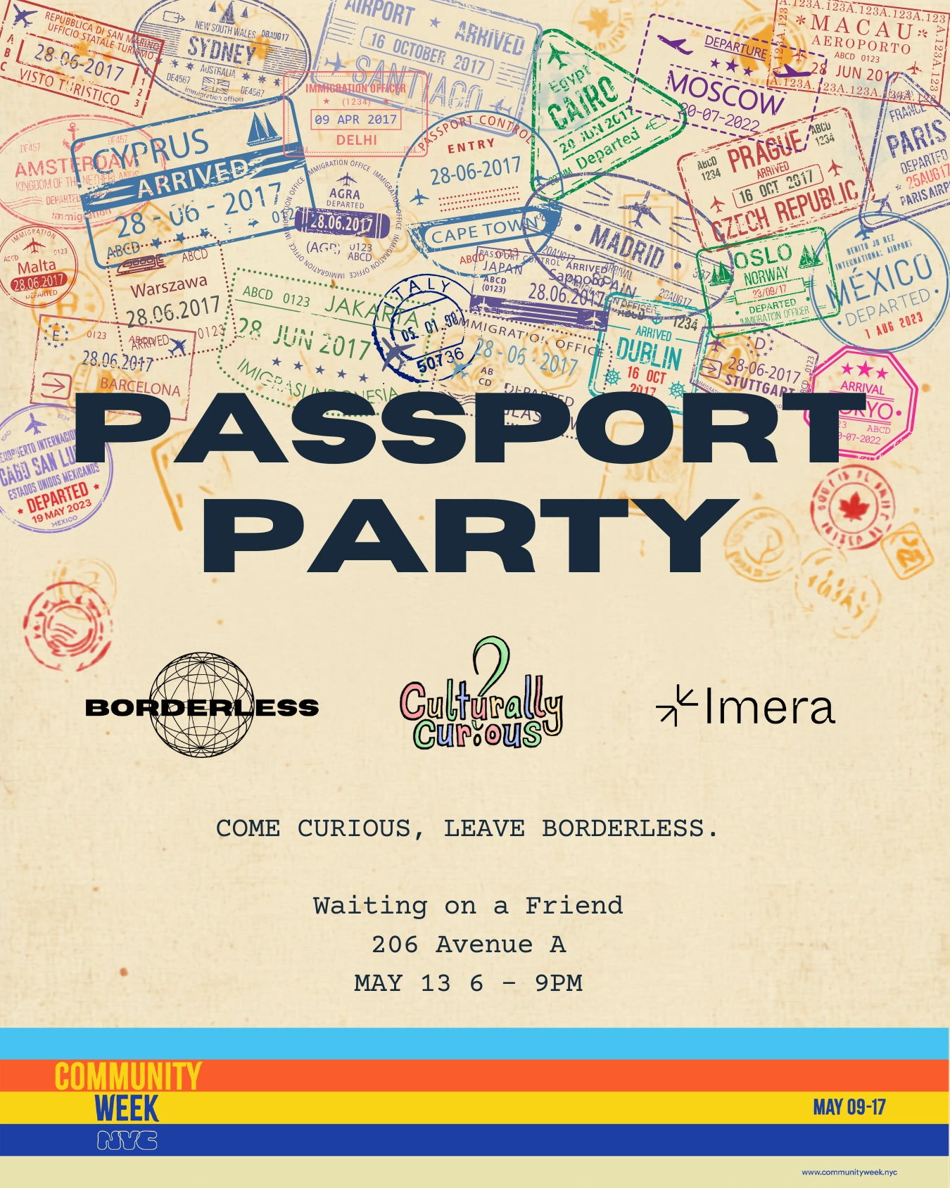 🌎PASSPORT PARTY✈️
