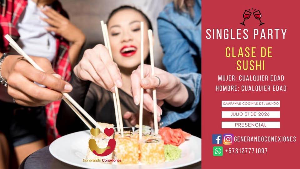 Singles Party: Taller de sushi