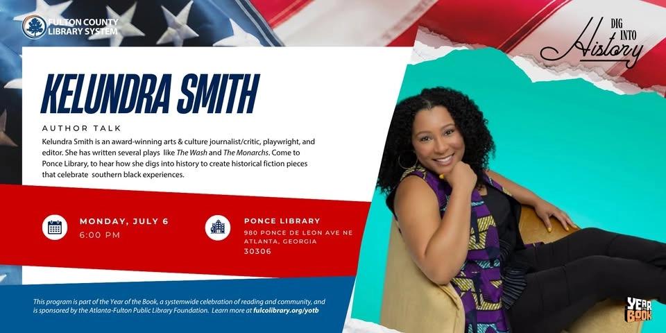 Kelundra Smith: Dig into History with Southern Playwright @ Ponce De Leon Library