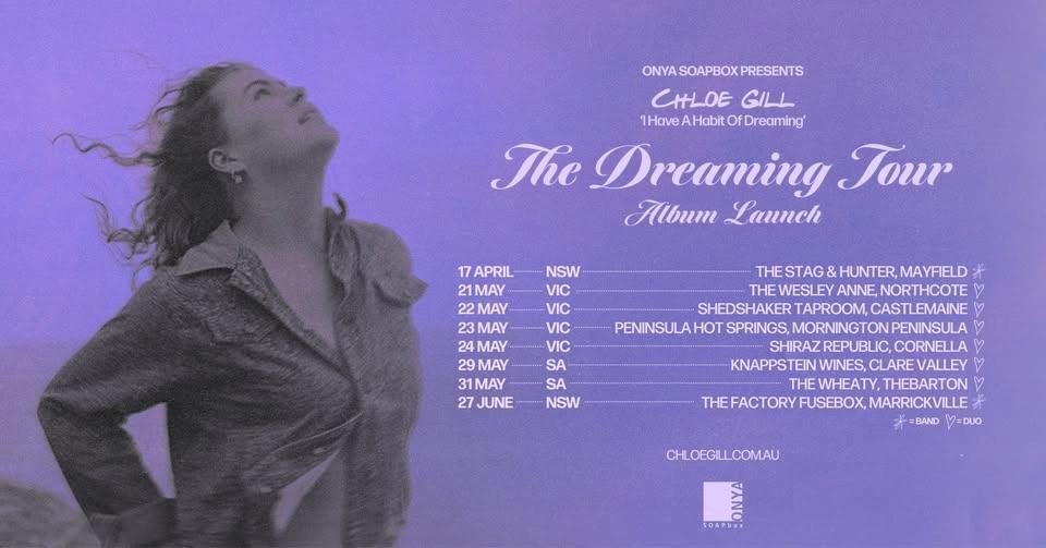 Chloe Gill's 'The Dreaming Tour' Debut Album Launch Live At The Factory Theatre Fusebox w/ Jade Steg