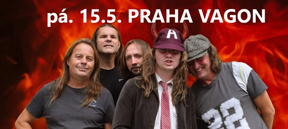 AC/DC TRIBUTE PARDUBICE V PRAZE VE VAGONU