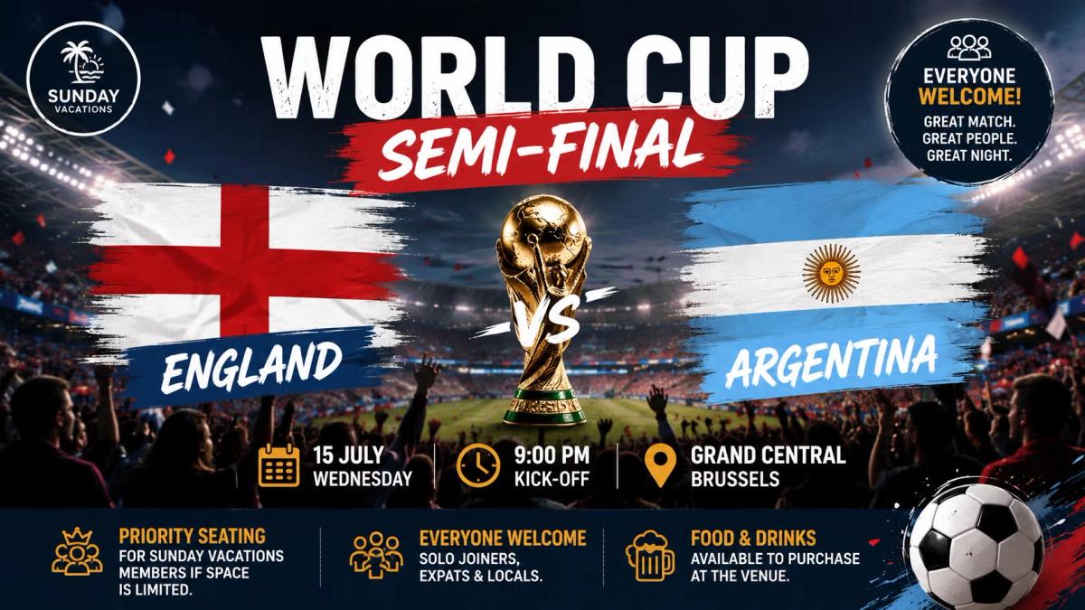 🏴 England vs Argentina 🇦🇷 Watch Party