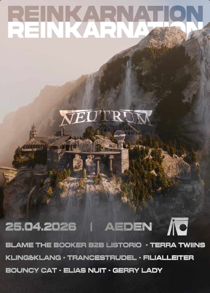 REINKARNATION w/ KLING&KLANG, TERRA TWIINS, Trancestrudel, LISTORIO b2b Blame the Booker