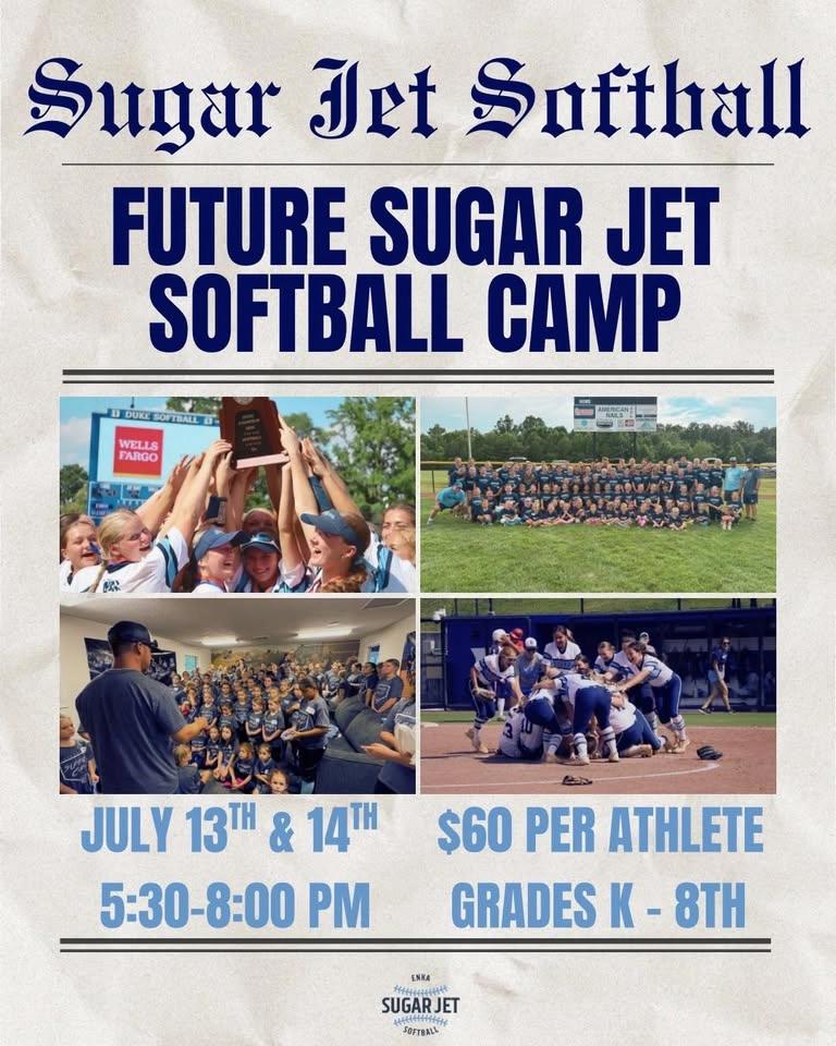Sugar Jet Softball Camp