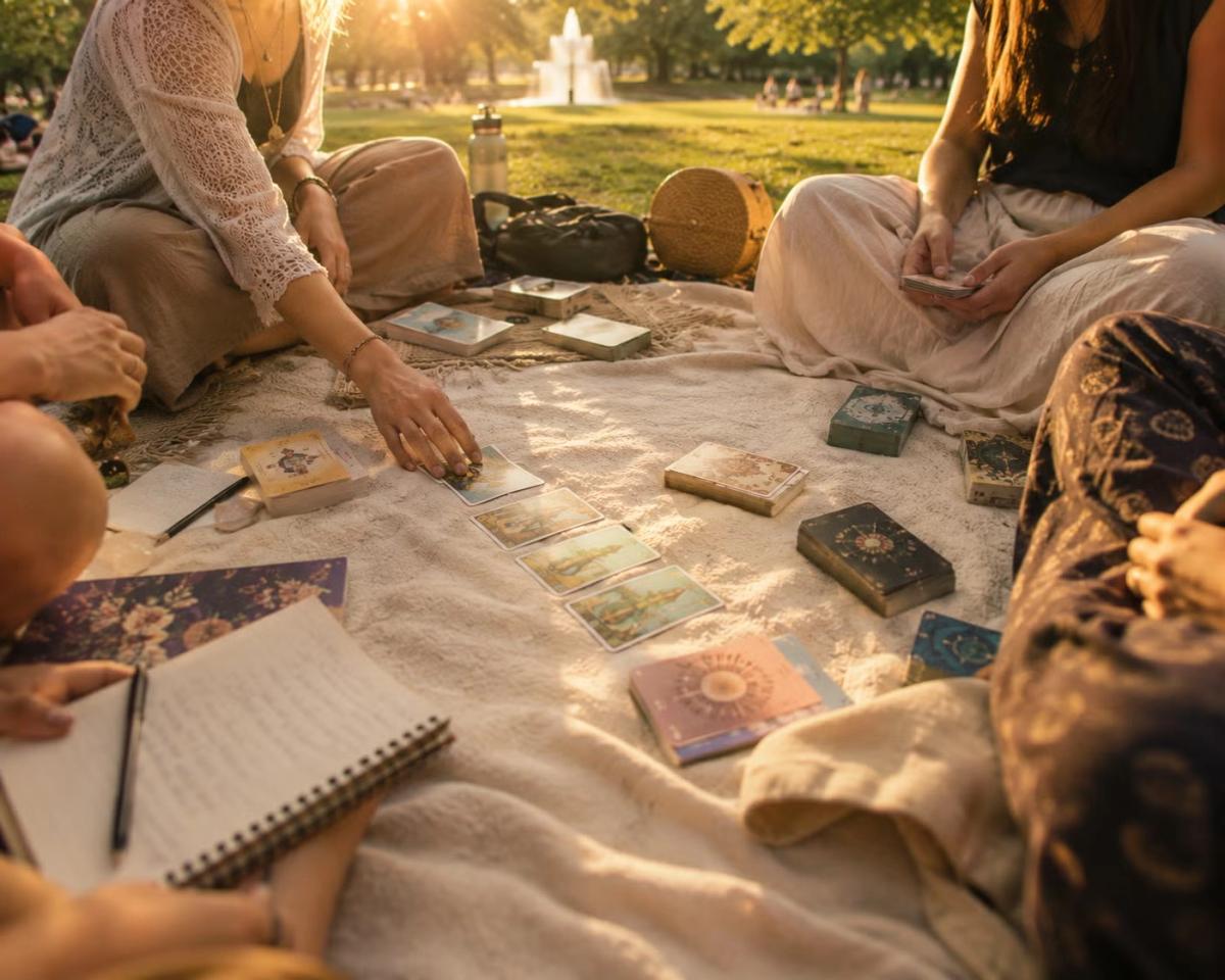 Tarot & Oracles on the grass