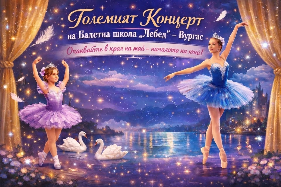 Концерт на Балетна Школа "Лебед" - Бургас 2026
