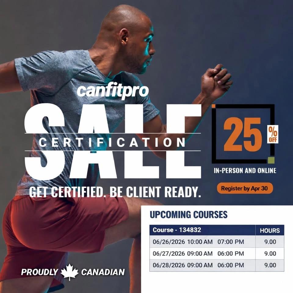 Fitness Instructor canfitpro Certification