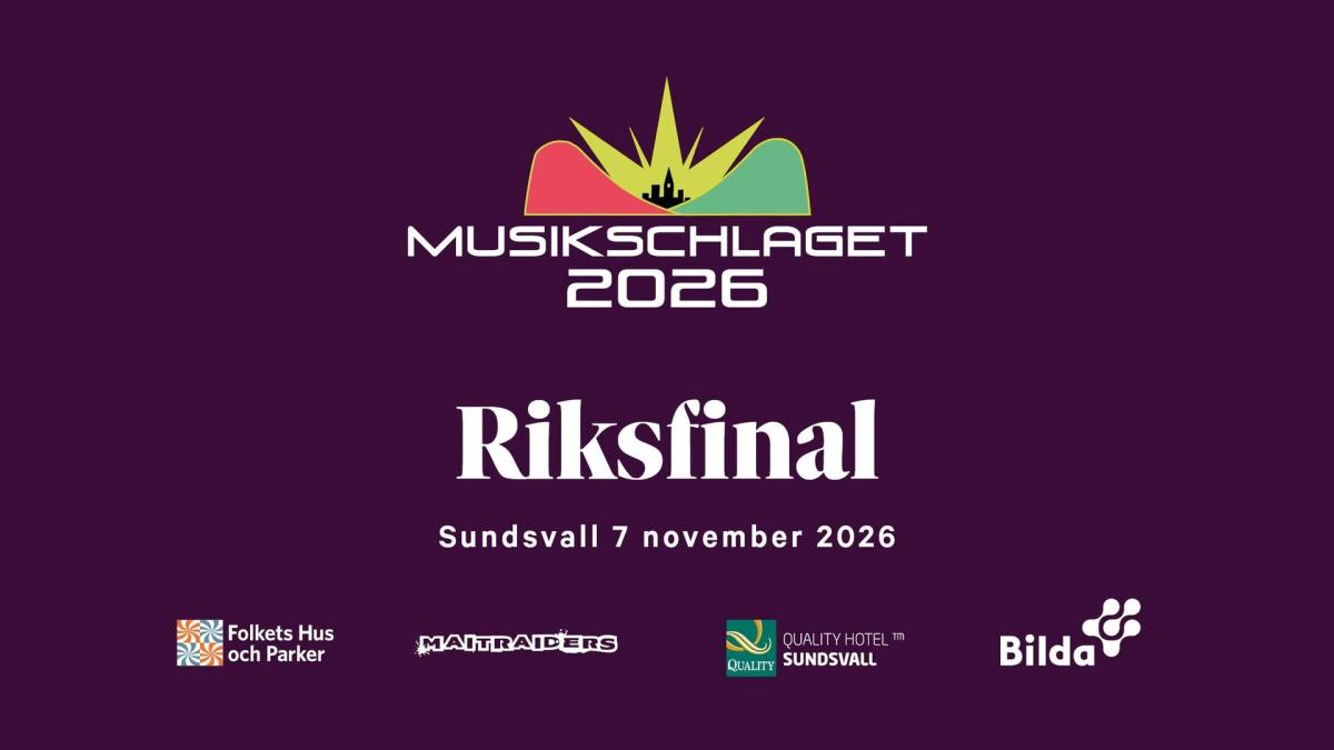 Musikschlaget 2026 - Riksfinal Sundsvall