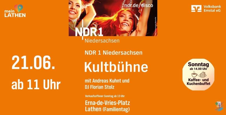 Lathener Mittsommertage 2026 - NDR1 Kultbühne mit Andreas Kuhnt