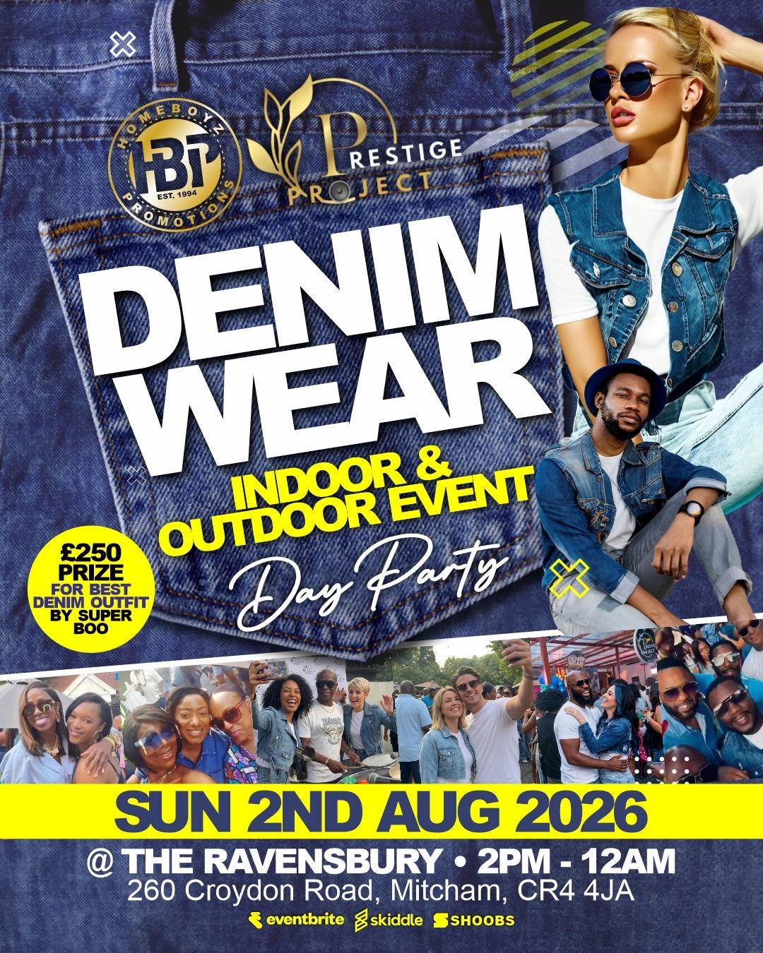 DENIM WEAR DAY & NIGHT PARTY