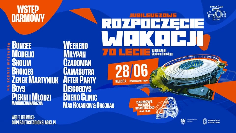 Jubileuszowe Rozpoczęcie Wakacji na Śląskim