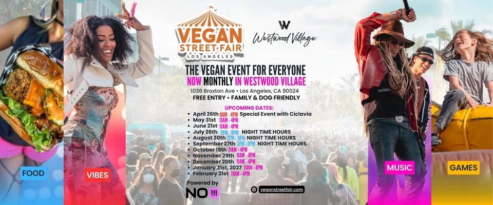 Vegan Street Fair in Westwood NOW MONTHLY - NEW LOCATION