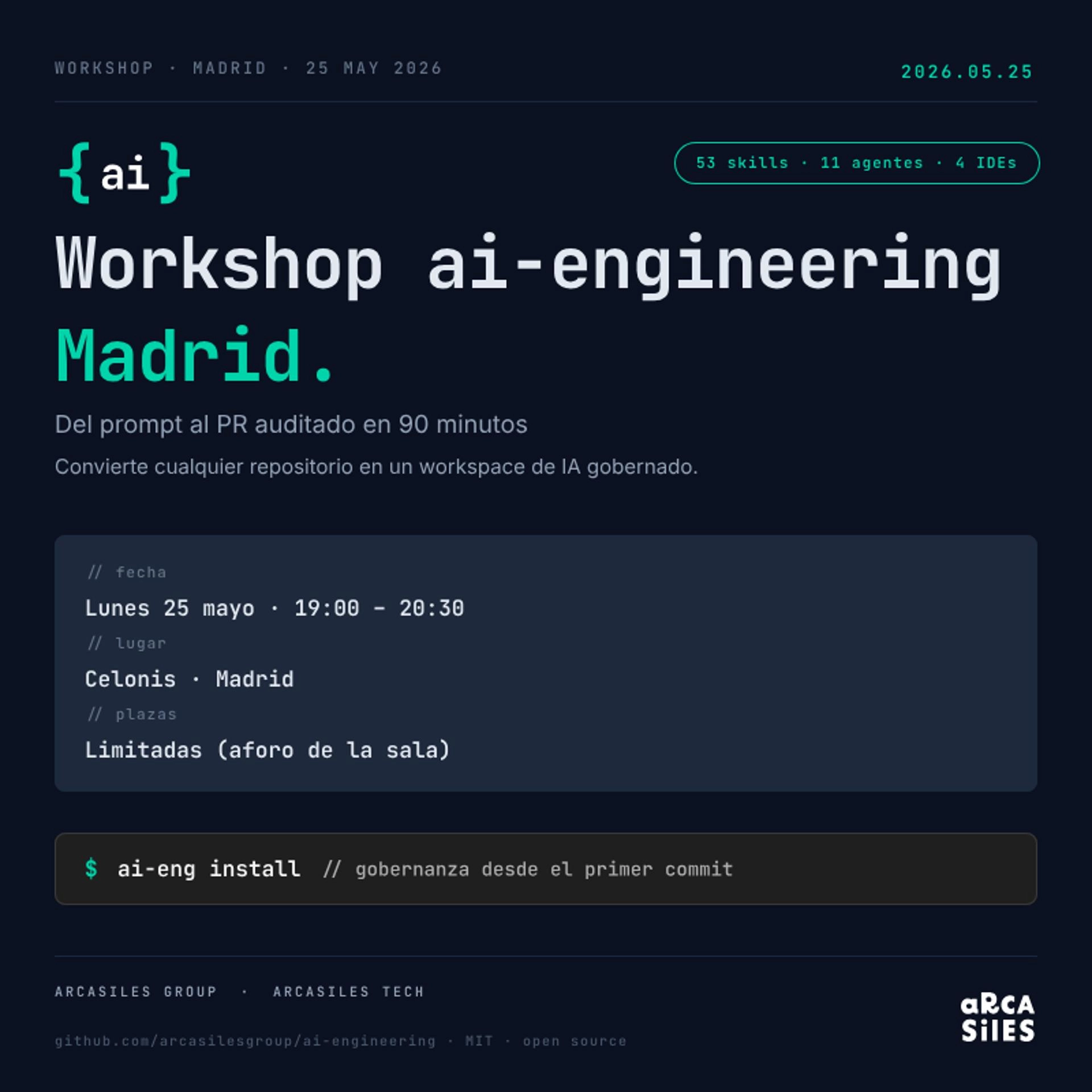 AI Engineering Workshop by Arcasiles TECH