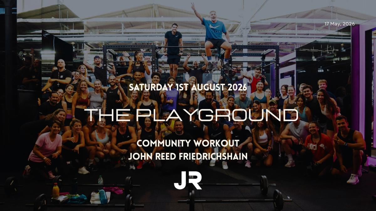 🛝THE PLAYGROUND 🛝 SUMMER COMMUNITY WORKOUT @JOHNREED ☀️