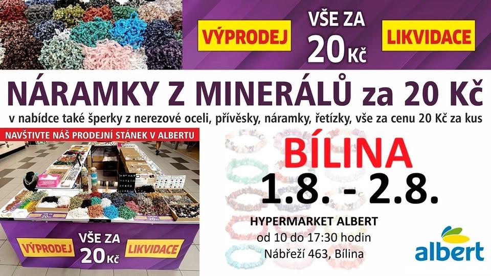 💎 VELKÝ VÝPRODEJ ŠPERKŮ V ALBERTU BÍLINA – VŠE ZA 20 Kč! 💎