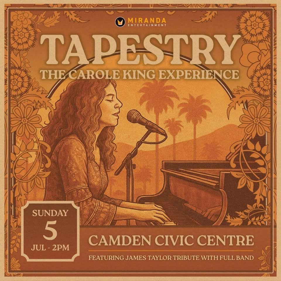 CAMDEN CIVIC CENTRE | TAPESTRY THE CAROLE KING EXPERIENCE