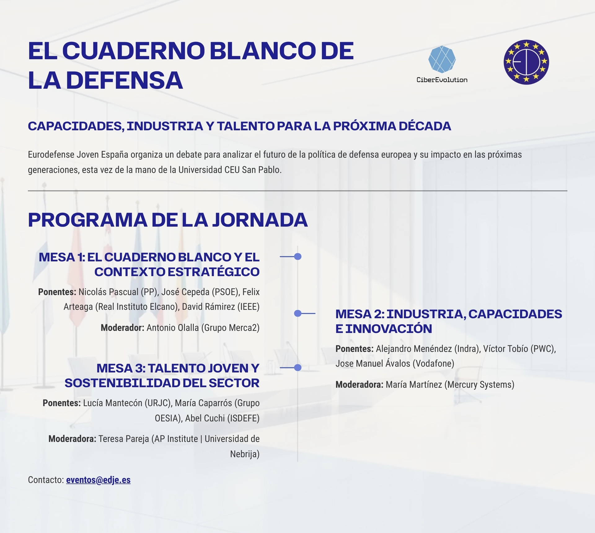 El Cuaderno Blanco de la Defensa: Capacidades, Industria y Talento para la Próxima Década