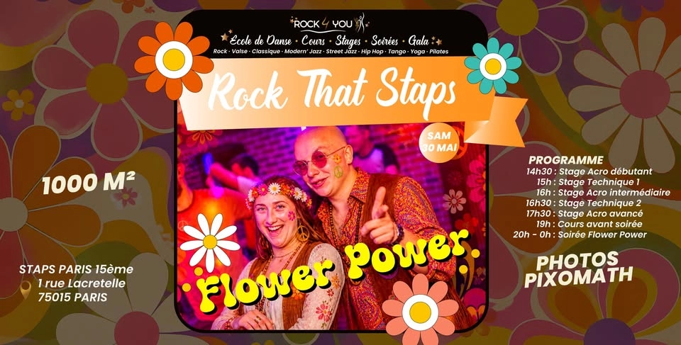 Rock That Staps - Flower Power