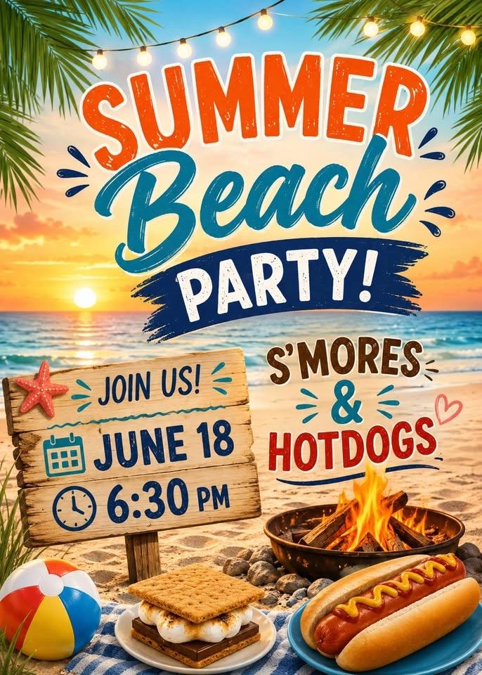 Beginning of Summer Beach Party