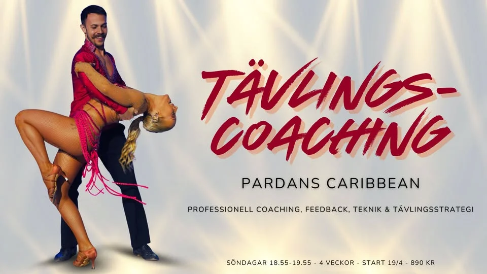 Tävlingscoaching Pardans Caribbean - 4 veckor!