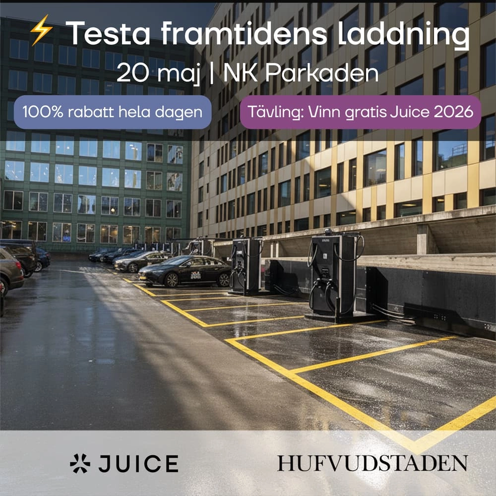 ⚡ Juice lanseringsevent tillsammans med NK Parkaden/Hufvudstaden