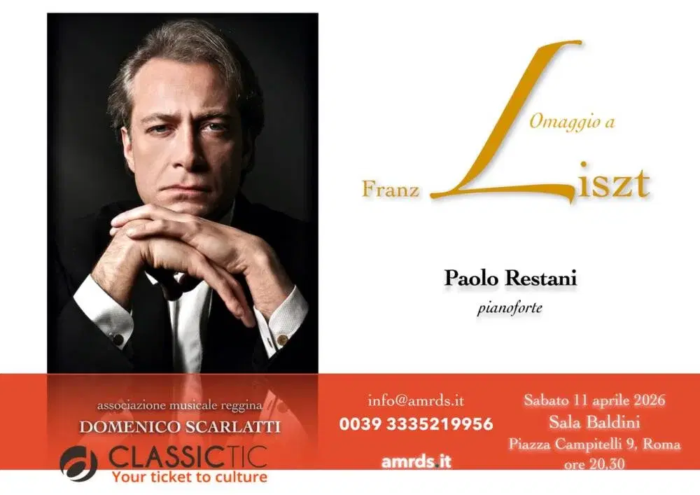 Paolo Restani, pianoforte – Omaggio a Franz Liszt