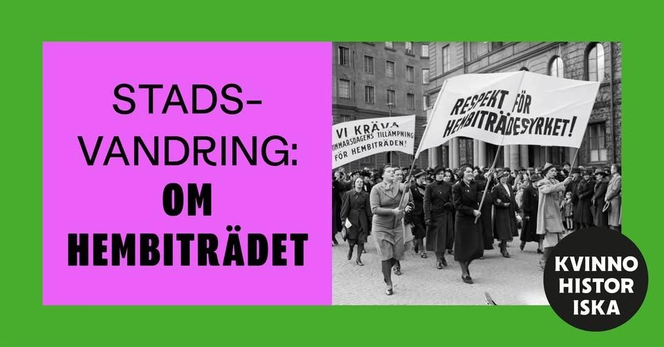 Stadsvandring: Om hembiträdet