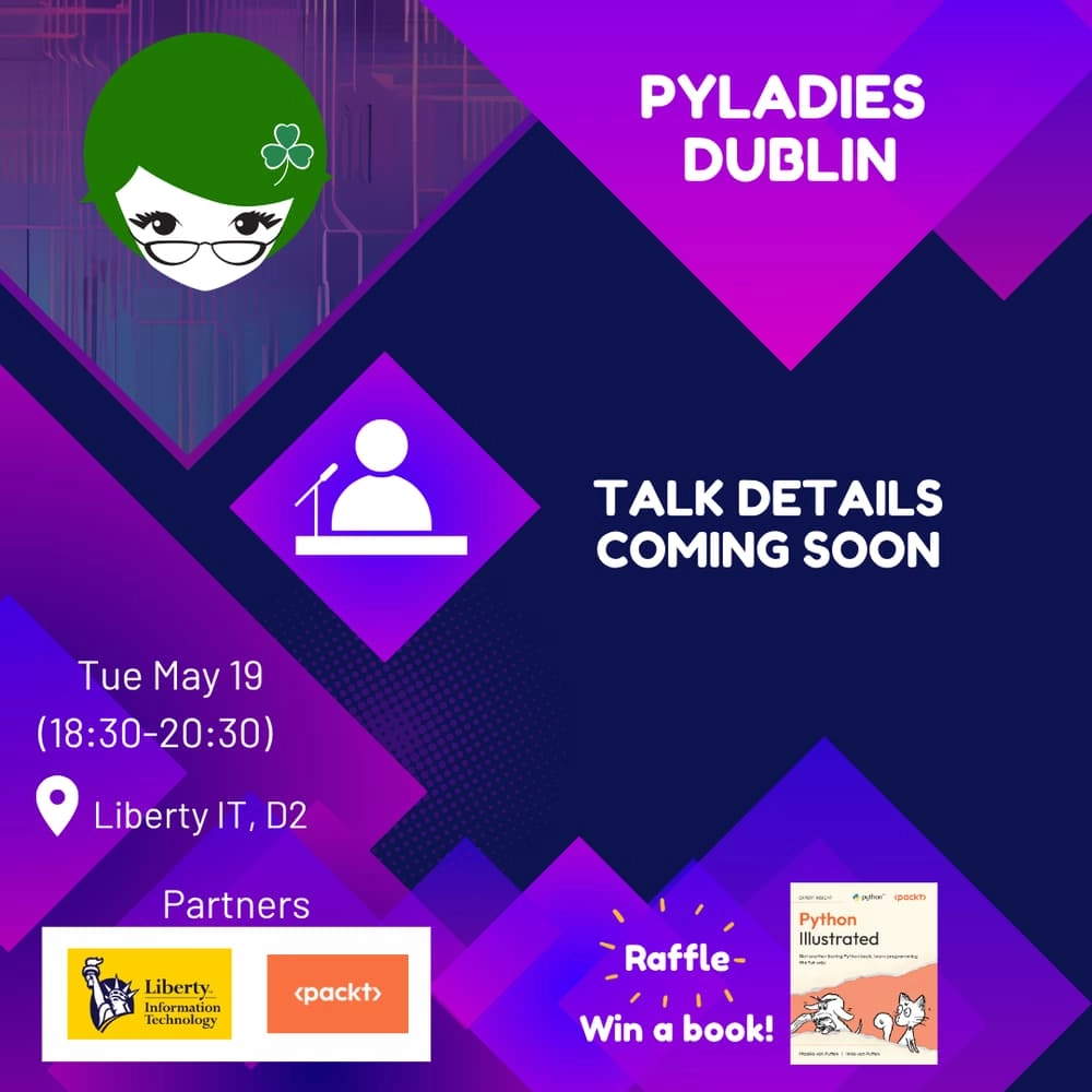 PyLadies Dublin May Meetup @ Liberty IT