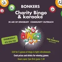 Bonkers Charity Bingo & Karaoke night at The Terrace Dewsbury