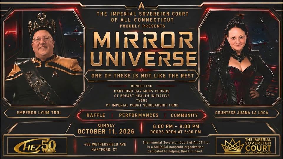 The Chez Celebrates 50 Years with ✨ Royalty Gives Back - “Mirror Universe”