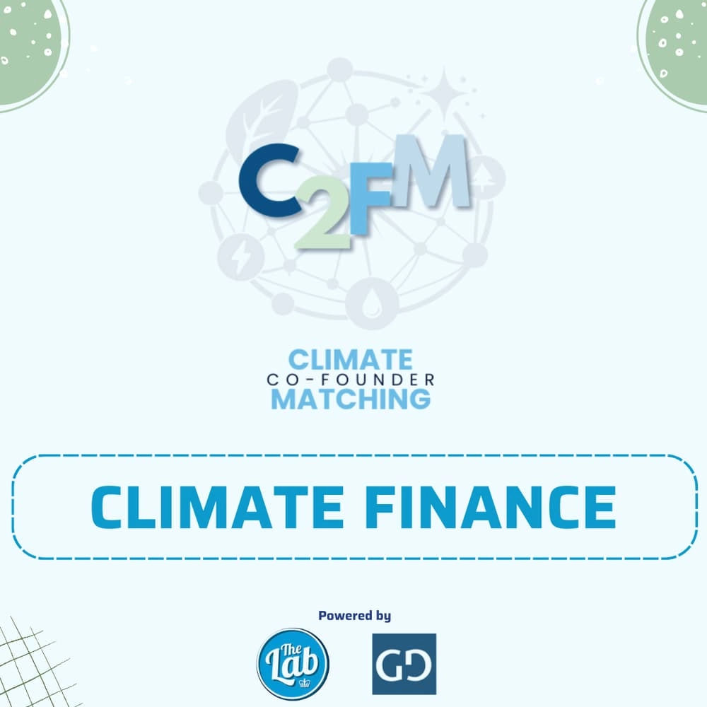 C2FM Founder Speed Matching: Climate Finance & MRV