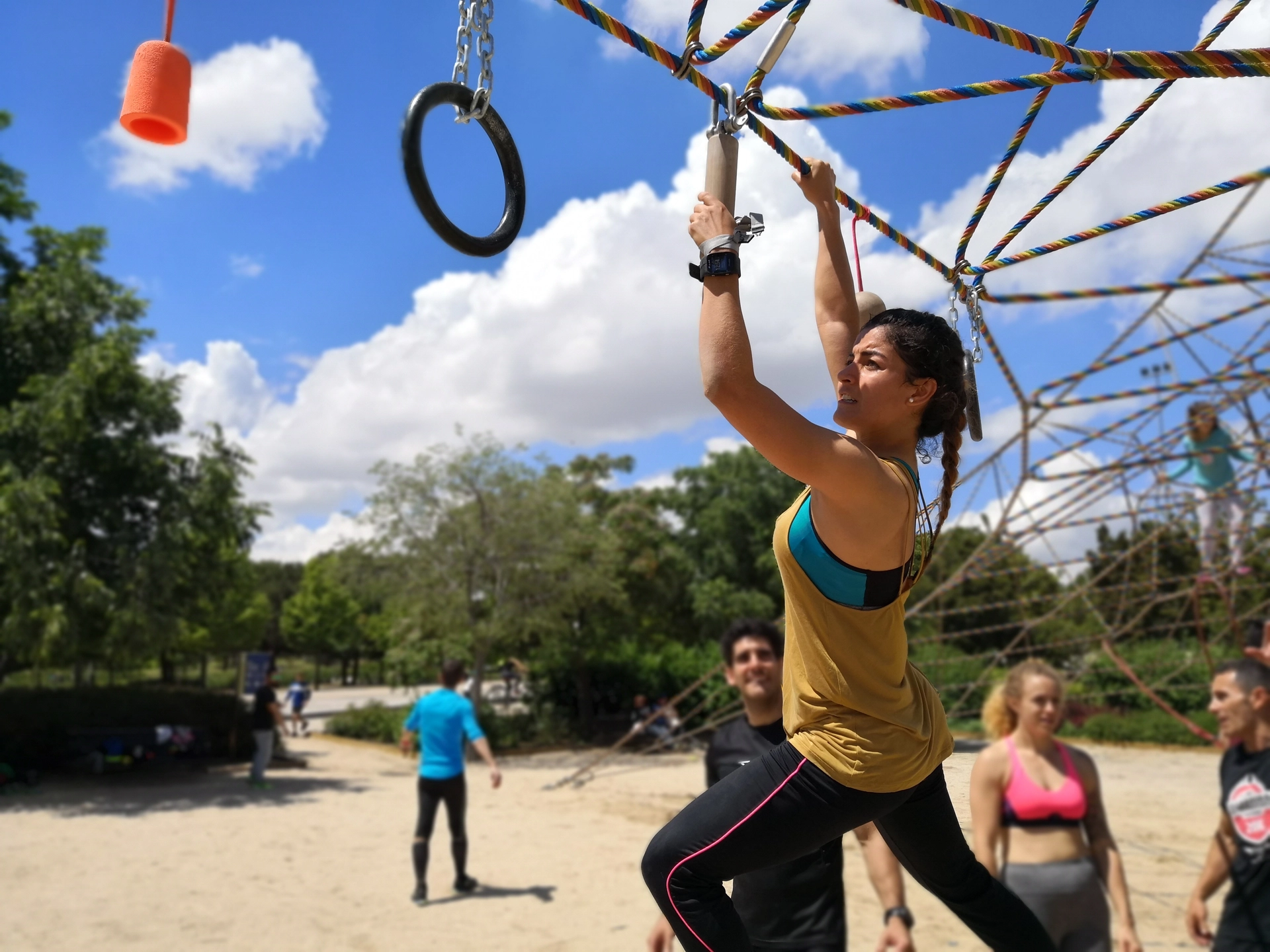 MADRID RIO entreno funcional, Obstáculos y Spartan. Power by CLONAPURE.