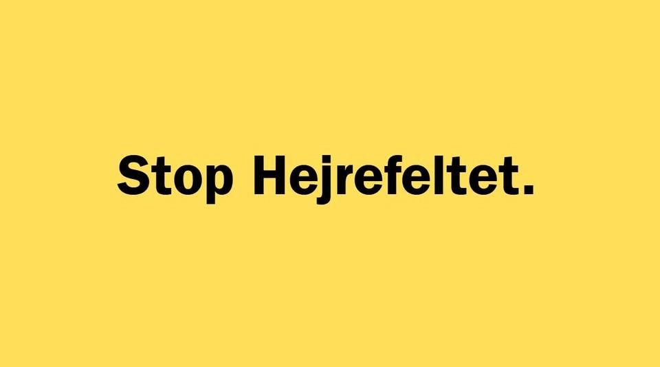Demonstration: Stop Hejrefeltet - for altid!