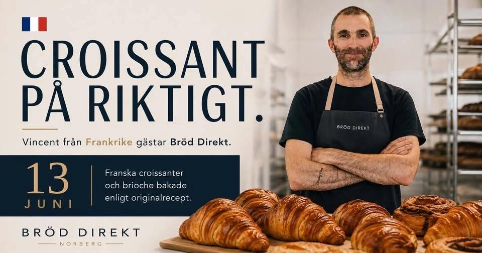 Croissant på riktigt - provsmakning & försäljning