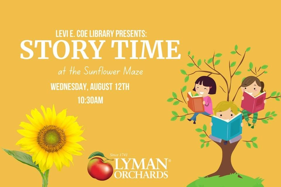 Story Time at the Sunflower Maze at Lyman Orchards | Free to Attend