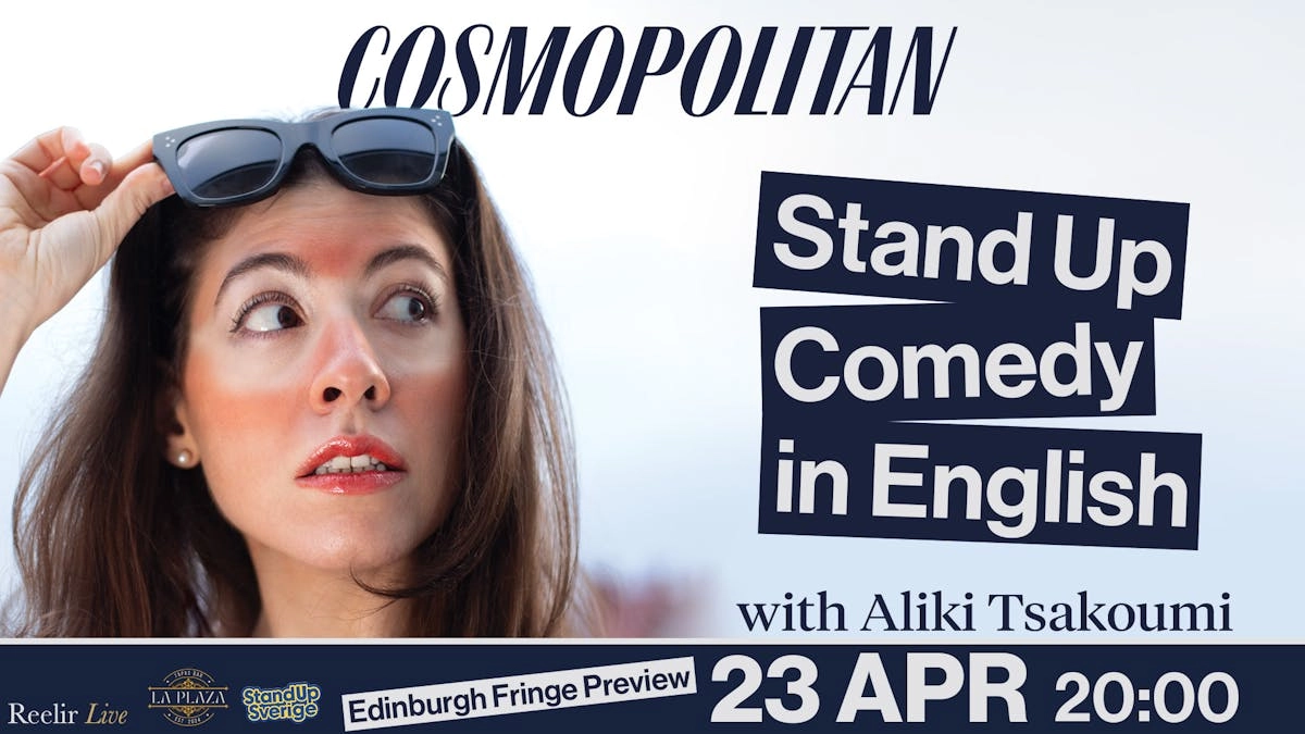 Comedy in English - Aliki Tsakoumi - Cosmopolitan