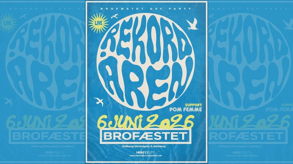 DAGSFEST BROFÆSTET - REKORDÅREN x POM FEMME