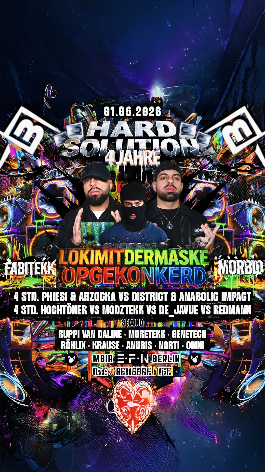 4Y HARD SOLUTION with LOKIMITDERMASKE • OPGEKONKERD • FABITEKK • MORBID