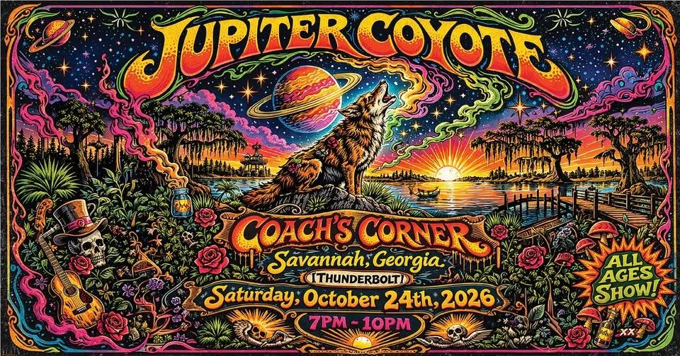 Jupiter Coyote LIVE in the Soundgarden, Savannah, GA