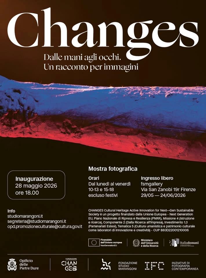 Changes. Dalle mani agli occhi | Studio Marangoni per Opificio delle Pietre Dure