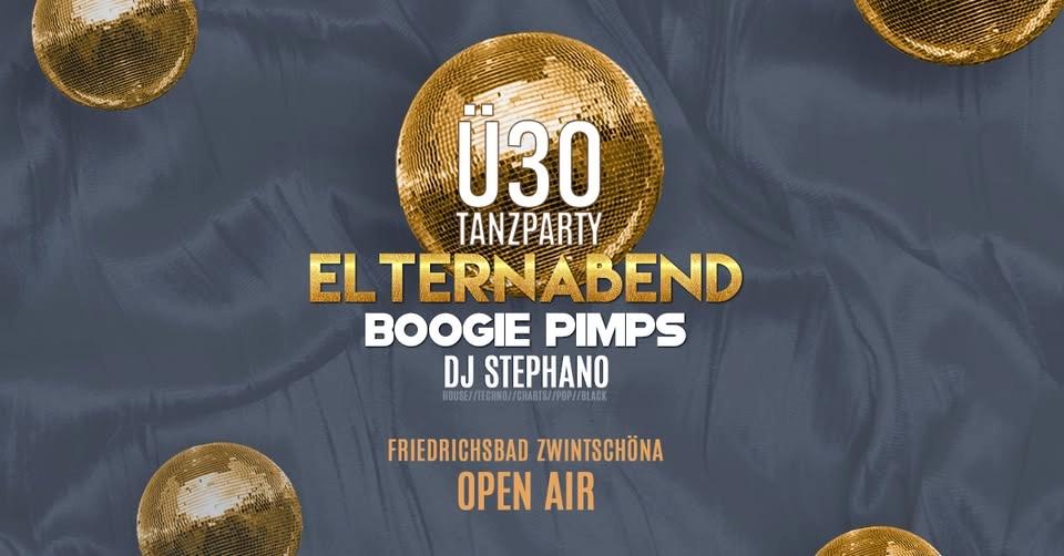 Ü30 ELTERNABEND Open Air mit BOOGIE PIMPS