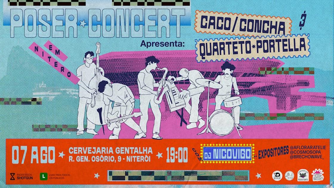 Caco/Concha E Quarteto Portella Em Niterói!