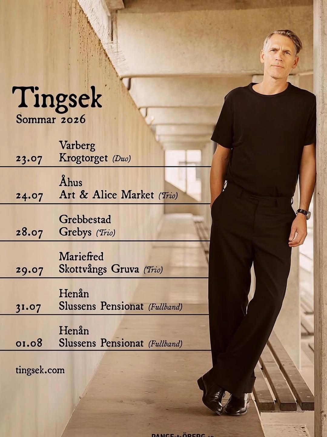Tingsek – Sommar 2026