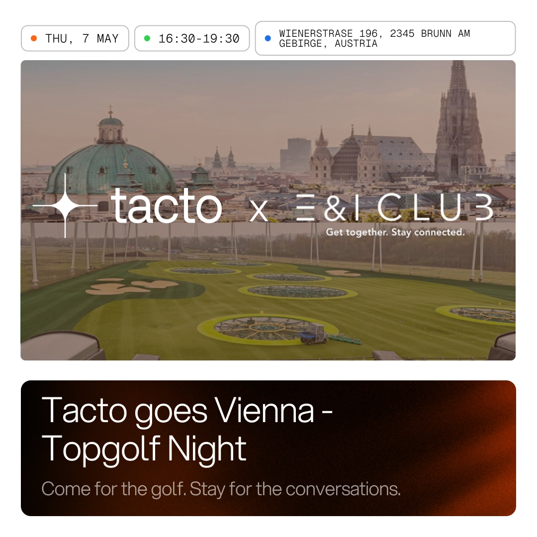 Tacto goes Vienna - Topgolf Night