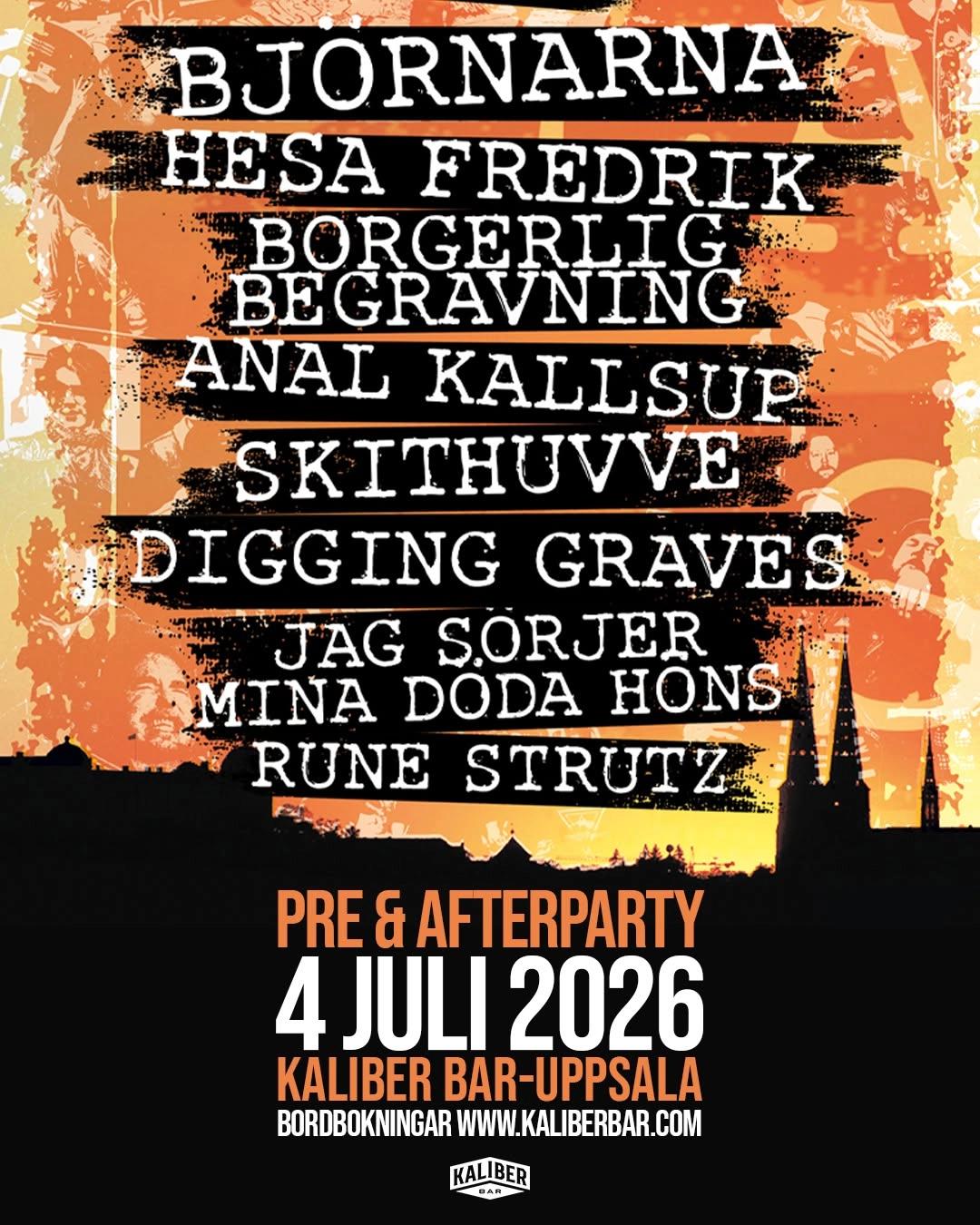 Uppsala Rumble Pre & Afterparty
